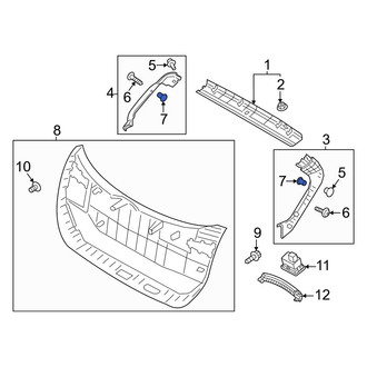 Hyundai OE - Rear Tie Down Hook