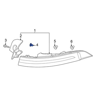 Hyundai OE - Bumper Cover Grommet