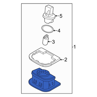 Hyundai OE - Rear License Plate Light Assembly