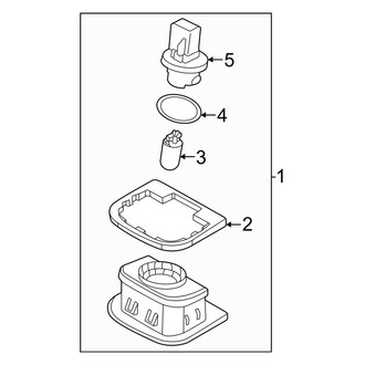 Hyundai OE - Rear Lamps - License Lamps