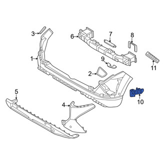 Hyundai OE - Rear Left Inner Bumper Guide