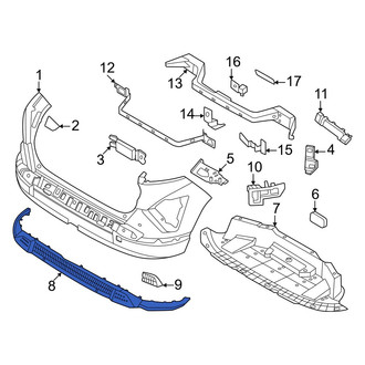 Hyundai OE - Rear Bumper Trim