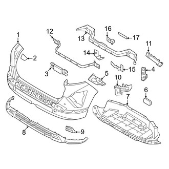 Hyundai OE - Rear Bumper - Bumper & Components