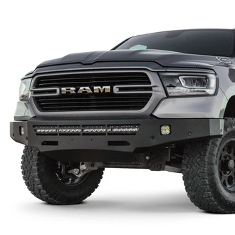 ICI® - Alumilite Full Width Black Powder Coated Front HD Bumper