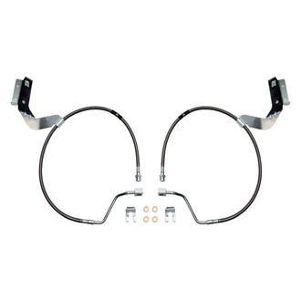 ICON® - Stainless Steel Braided Front Brake Line Kit
