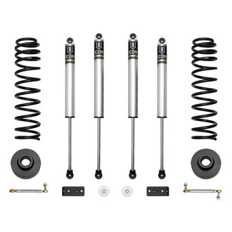 ICON® - 2.5" Stage 1 Adjustable Front and Rear Suspension Lift Kit