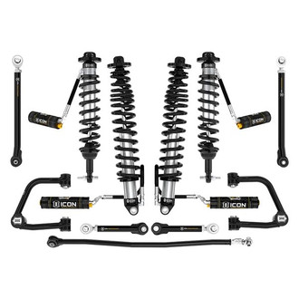 ICON® - 3"-4" x 2"-3" Tubular UCA Stage 7 Front and Rear Suspension Lift Kit