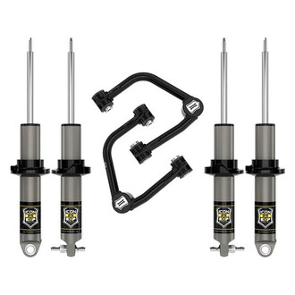 ICON® - 2"-3.5" Tubular UCA Stage 2 Front and Rear Suspension Lift Kit