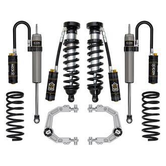 ICON® - 0"-3" x 1" Billet UCA Stage 5 Front and Rear Suspension Lift Kit