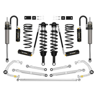 ICON® - 1.25"-3.5" x 0.75" Billet UCA Stage 11 Front and Rear Suspension Lift Kit