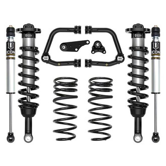 ICON® - 1.25"-3" x 1.25"-3" Tubular UCA Stage 2 With Triple Rate Spring Front and Rear Suspension Lift Kit