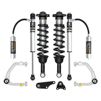 ICON® - 1.25"-3" x 1.25"-3" Billet UCA Stage 3 Front and Rear Suspension Lift Kit