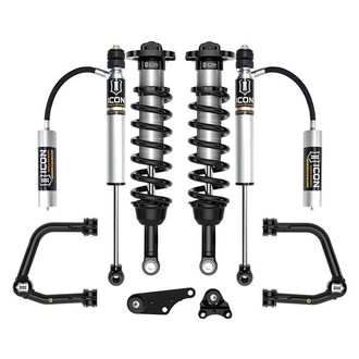 ICON® - 1.25"-3" x 1.25"-3" Tubular UCA Stage 3 Front and Rear Suspension Lift Kit