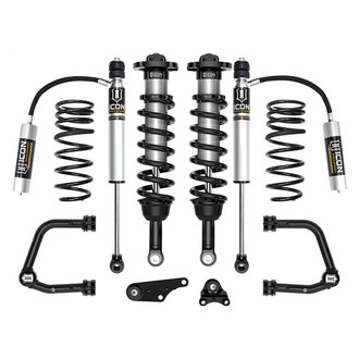 ICON® - 1.25"-3" x 1.25"-3" Tubular UCA Stage 3 With Triple Rate Spring Front and Rear Suspension Lift Kit