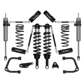 ICON® - 1.25"-3" x 1.25"-3" Tubular UCA Stage 4 With Triple Rate Spring Front and Rear Suspension Lift Kit