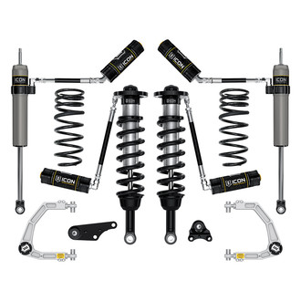 ICON® - 1.25"-3" x 0.5" Billet UCA Stage 4 Front and Rear Suspension Lift Kit