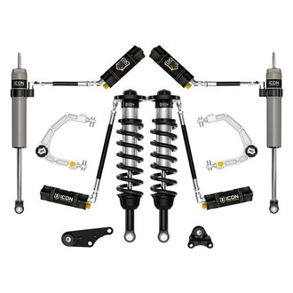 ICON® - 1.25"-3" x 1.25"-3" Billet UCA Stage 5 Front and Rear Suspension Lift Kit
