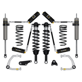 ICON® - 1.25"-3" x 0.5" Billet UCA Stage 5 Front and Rear Suspension Lift Kit