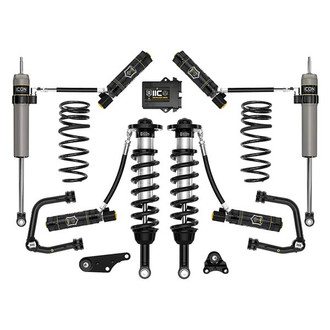 ICON® - 1.25"-3" x 1.25"-3" Tubular UCA Stage 6 With Triple Rate Spring Front and Rear Suspension Lift Kit