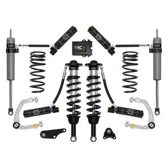 ICON® - 1.25"-3" x 0.5" Billet UCA Stage 6 Front and Rear Suspension Lift Kit