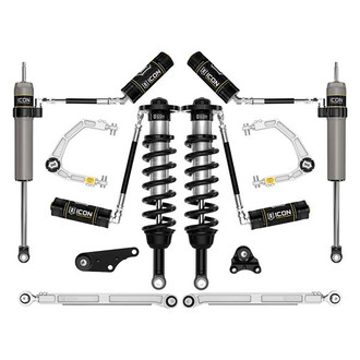 ICON® - 1.25"-3" x 1.25"-3" Billet UCA Stage 7 Front and Rear Suspension Lift Kit