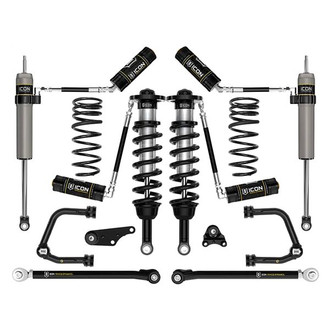 ICON® - 1.25"-3" x 1.25"-3" Tubular UCA Stage 7 With Triple Rate Spring Front and Rear Suspension Lift Kit