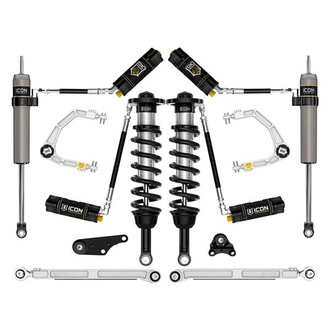 ICON® - 1.25"-3" x 1.25"-3" Billet UCA Stage 8 Front and Rear Suspension Lift Kit