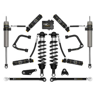 ICON® - 1.25"-3" x 1.25"-3" Tubular UCA Stage 10 Front and Rear Suspension Lift Kit