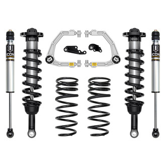 ICON® - 1.25"-3" x 2" Billet UCA Stage 2 Front and Rear Suspension Lift Kit