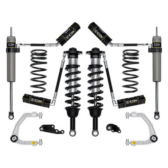 ICON® - 1.25"-3" x 2" Billet UCA Stage 5 Front and Rear Suspension Lift Kit