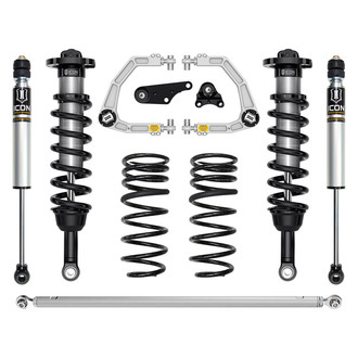 ICON® - 1.25"-3" x 2" Billet UCA Stage 3 Front and Rear Suspension Lift Kit