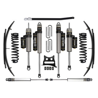 ICON® - 2.5" x 0.5" Stage 4 Front and Rear Suspension Lift Kit