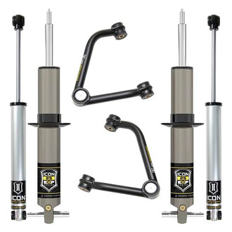 ICON® - 2.375"-3.75" x 2" Tubular UCA Stage 2 Front and Rear Suspension Lift Kit