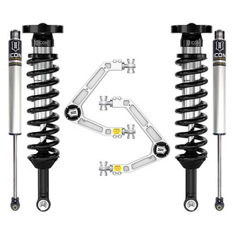 ICON® - 1.75"-2.5" x 1.75"-2.5" Billet UCA Stage 2 Front and Rear Suspension Lift Kit