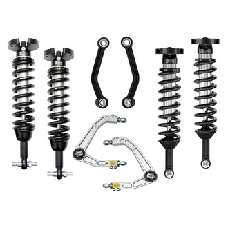 ICON® - 2"-2.75" x 2.5"-3.5" Billet UCA Stage 2 Front and Rear Suspension Lift Kit
