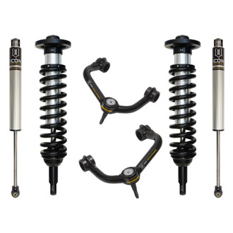 ICON® - 0"-2.63" Stage 2 Adjustable Front and Rear Suspension Lift Kit