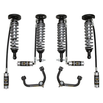 ICON® - 0"-2.63" Stage 2 Adjustable Front and Rear Suspension Lift Kit