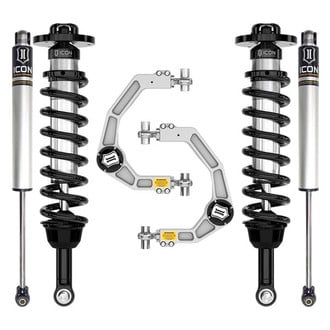 ICON® K93131 - 2.75"-3.5" x 2.75"-3.5" Tubular UCA Stage 10 Front and Rear Suspension Lift Kit