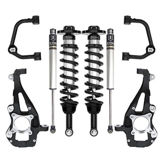 ICON® - 3.5"-4.5" x 3.5"-4.5" Tubular UCA Stage 1 Front and Rear Suspension Lift Kit