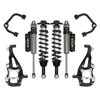 ICON® - 3.5"-4.5" x 3.5"-4.5" Tubular UCA Stage 2 Front and Rear Suspension Lift Kit