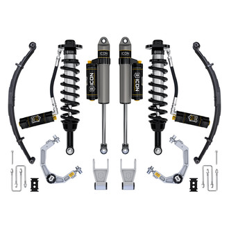 ICON® - 2.5"-3" x 0.5"-2.5" Billet UCA Stage 4 Front and Rear Suspension Lift Kit