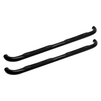 Iconic Accessories® - 3" Black Round Tube Step Bars