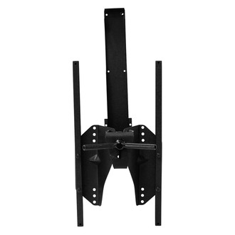 Iconic Accessories® - Black Powder Coat Oversized Tire Carrier