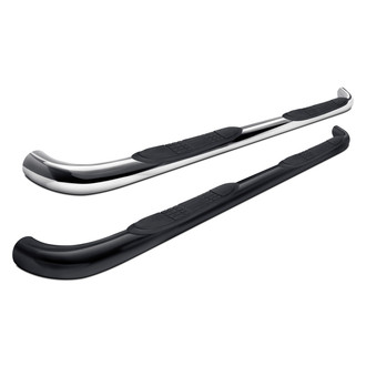 Iconic Accessories® - 3" Cab Length Round Tube Step Bars