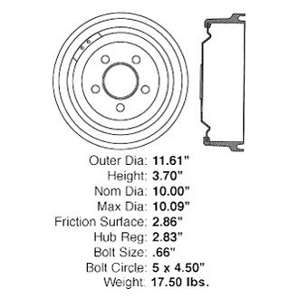 iD Select® - Rear Brake Drum