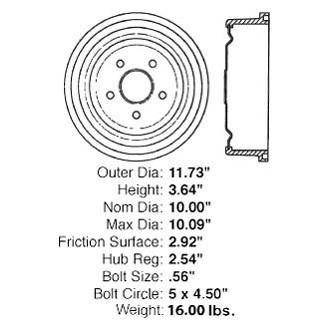 iD Select® - Rear Brake Drum