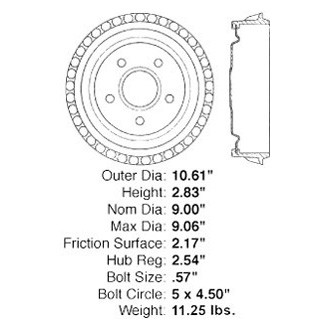 iD Select® - Rear Brake Drum