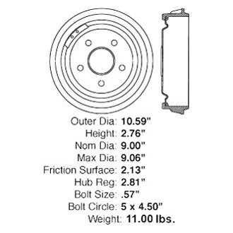 iD Select® - Rear Brake Drum