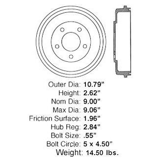 iD Select® - Rear Brake Drum