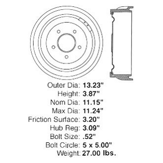 iD Select® - Rear Brake Drum